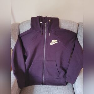 Nike Purple And Gold Hoodie Size Small